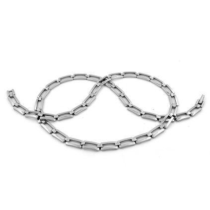 Ocelový unisex řetízek COLLIER RECTANGLE  + Doprava zdarma + Dárkové balení zdarma