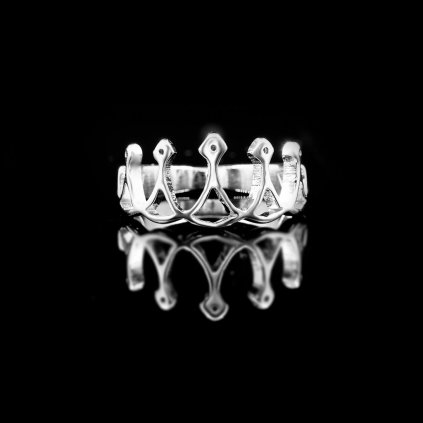Prsten ve tvaru královské koruny - Chirurgická ocel  + Doprava zdarma + Dárkové balení zdarma