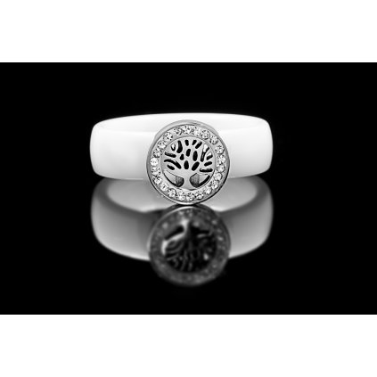 Keramický prsten se symbolem Strom života DopravaGratis