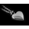 ❗VYPRODÁNO❗Náhrdelník lesklé ocelové srdce bez zdobení - Chirurgická ocel  + Doprava zdarma + Dárkové balení zdarma