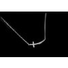 Náhrdelník jemný podélný křížek - Chirurgická ocel  + Doprava zdarma + Dárkové balení zdarma