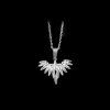 ❗VYPRODÁNO❗Ocelový přívěsek symbol andělských křídel se zirkony | DG Šperky  + Doprava zdarma + Dárkové balení zdarma