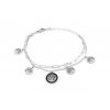❗VYPRODÁNO❗Dámský jemný dvojitý náramek s přívěsky Strom života - Chirurgická ocel  + Doprava zdarma + Dárkové balení zdarma