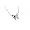 Ocelový Náhrdelník Motýlek se zirkony | DG Šperky  + Doprava zdarma + Dárkové balení zdarma