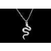 Drobný ocelový přívěsek Silver Snake | DG Šperky  + Doprava zdarma + Dárkové balení zdarma