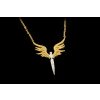 ❗VYPRODÁNO❗Jemný náhrdelník symbol anděla ve zlatém provedení | DG Šperky  + Doprava zdarma + Dárkové balení zdarma