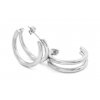 Dvojité ocelové náušnice Lunaris | DG Šperky  + Doprava zdarma + Dárkové balení zdarma