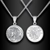 Oboustranný přívěsek s Kristem a modlitbou | DG Šperky  + Řetízek zdarma + Doprava zdarma + Dárkové balení zdarma