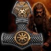 Přívěsek Mjolnirum Vikingské kladivo - Chirurgická ocel  + Řetízek zdarma + Doprava zdarma + Dárkové balení zdarma