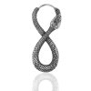 Visací ocelové Náušnice Ouroboros ve tvaru hada | DG Šperky  + Doprava zdarma + Dárkové balení zdarma