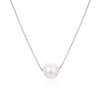 Elegantní stříbrný náhrdelník s perličkou | DG Šperky | Stříbro 925/1000  + Doprava zdarma + Dárkové balení zdarma