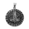 ❗VYPRODÁNO❗Ocelový přívěsek Mjölnir Runestone s runami | DG Šperky  + Řetízek zdarma + Doprava zdarma + Dárkové balení zdarma