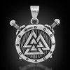 Pánský ocelový přívěsek Valknut  + Řetízek zdarma + Doprava zdarma + Dárkové balení zdarma