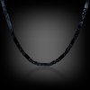 Pánský ocelový řetízek Tenebris Černá elegance (1)