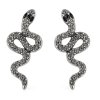 Dámské ocelové náušnice Aspira ve tvaru hada (2)