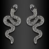 Dámské ocelové náušnice Aspira ve tvaru hada (1)