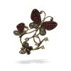 Bellamira – dámská brož s motýly (2)