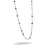 Dámský ocelový náhrdelník Valia s barevnými korálky (2)