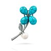Dámská brož Lysmera ve tvaru květu (7)