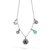 Dámský ocelový náhrdelník Elvera s symbolickými přívěsky (4)