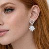 Dámské výrazné náušnice Roselita se zirkony (2)