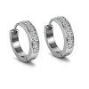 Dámské ocelové náušnice Zahirae se zirkony (2)