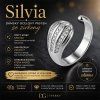 Dámský ocelový prsten Silvia se zirkony (3)
