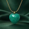 Dámský náhrdelník Coravelle Emerald s keramickým srdcem