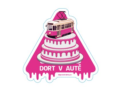 Magnetka Dort v autě 01