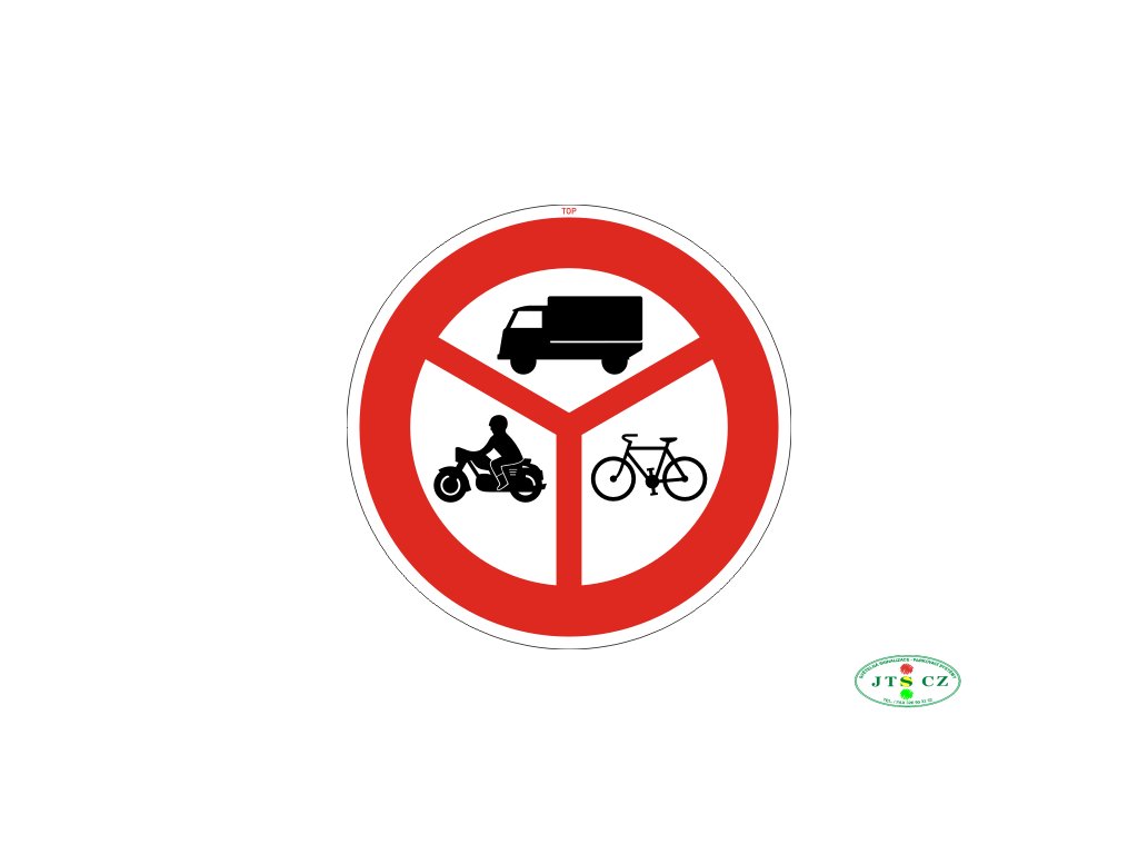 Dopravní Značka B12 500 mm Zákaz vjezdu všech vyznačených vozidel