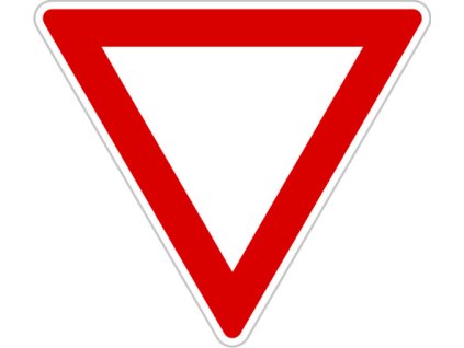 Dopravní Značka P4 velká 2.třída Dej přednost v jízdě