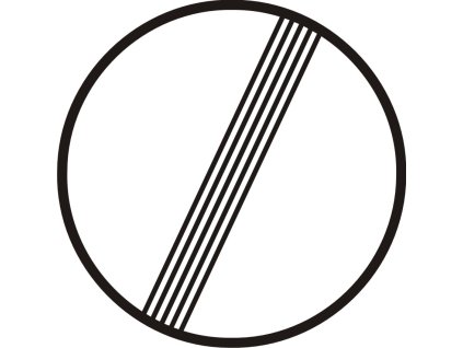 Značka B26 - 2.třída Konec všech zákazů