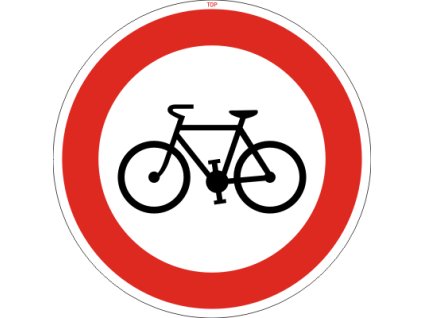 Dopravní Značka B8 500 mm Zákaz vjezdu jízdních kol