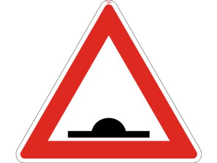 Dopravní Značka A7b 700 mm Pozor, zpomalovací práh