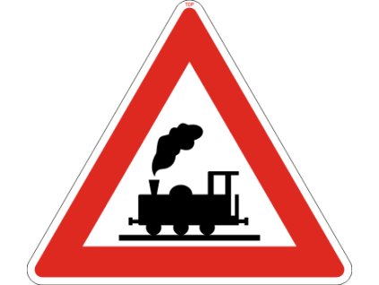 Dopravní Značka A30 700 mm Železniční přejezd bez závor