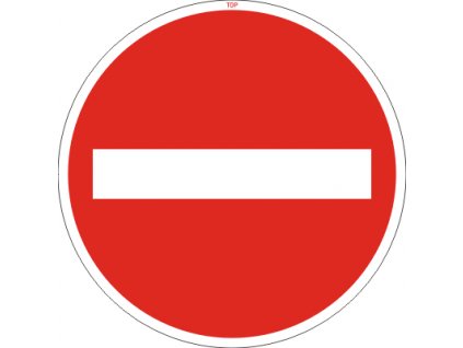 Dopravní Značka B2 Zákaz vjezdu všech vozidel - v jednom směru