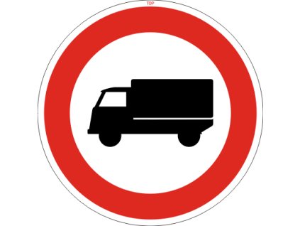 Dopravní Značka B4 Zákaz vjezdu nákladních automobilů