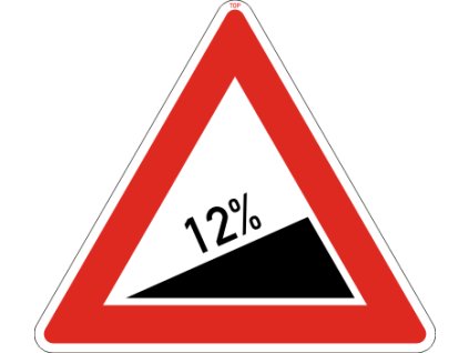 Dopravní Značka A5b Nebezpečné stoupání