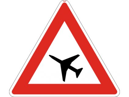 Dopravní Značka A20 Letadla