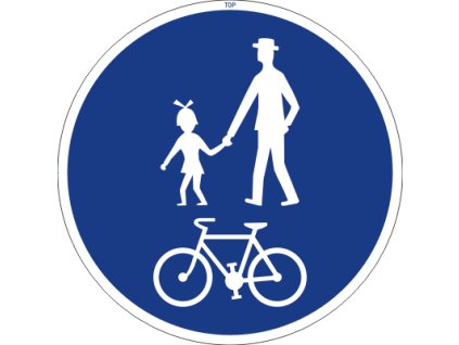 Dopravní Značka C9a Stezka pro chodce a cyklisty