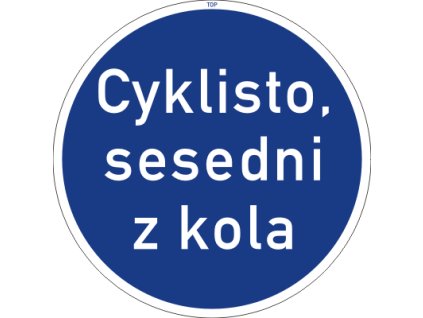 Dopravní Značka C14a Jiný příkaz