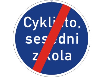 Dopravní Značka C14b Konec jiného příkazu