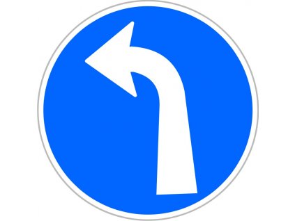 Dopravní Značka C2c Přikázaný směr jízdy vlevo