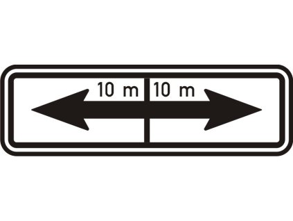 Dopravní Značka E8e Úsek platnosti