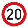 Dopravní Značka B20a - nejvyšší dovolená rychlost