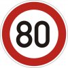 Dopravní Značka B20a - 2.třída Nejvyšší dovolená rychlost
