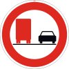 Dopravní Značka B22a 500 mm Zákaz předjíždění pro nákladní automobily