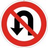 Dopravní Značka B25 500 mm Zákaz otáčení