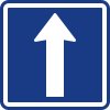 Dopravní značka IP4b Jednosměrný provoz