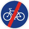 Dopravní Značka C8b 500 mm Konec stezky pro cyklisty
